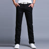 Newly Fashion Men Business Casual Pants Cotton Slim Straight Trousers Spring Summer Long Pants VK-ING
