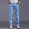 Newly Fashion Men Business Casual Pants Cotton Slim Straight Trousers Spring Summer Long Pants VK-ING