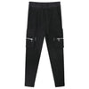 2019 Hip Hop Boy Multi-pocket Elastic Waist Design Harem Pant Men Streetwear Punk Casual Trousers Jogger Male Dancing Black Pant