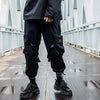 2019 Hip Hop Boy Multi-pocket Elastic Waist Design Harem Pant Men Streetwear Punk Casual Trousers Jogger Male Dancing Black Pant
