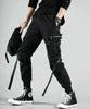 2019 Hip Hop Boy Multi-pocket Elastic Waist Design Harem Pant Men Streetwear Punk Casual Trousers Jogger Male Dancing Black Pant