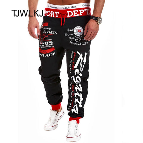 men's pants weatpants Hip Hop Harem Joggers fashion Men Cargo Pants Men Teen wolf youth pants pantalones hombre TJWLKJ