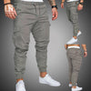 Autumn Men Pants Hip Hop Harem Joggers Pants 2019 New Male Trousers Mens Solid Multi-pocket Cargo Pants Skinny Fit Sweatpants
